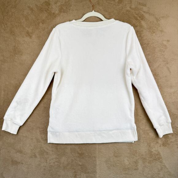 Wondershop Target Pajama Top Womens M Ivory White Soft Loungewear Sleepwear - Picture 2 of 12